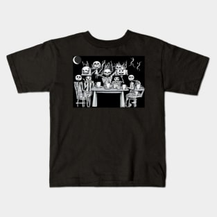 Everything Stops for Tea Kids T-Shirt